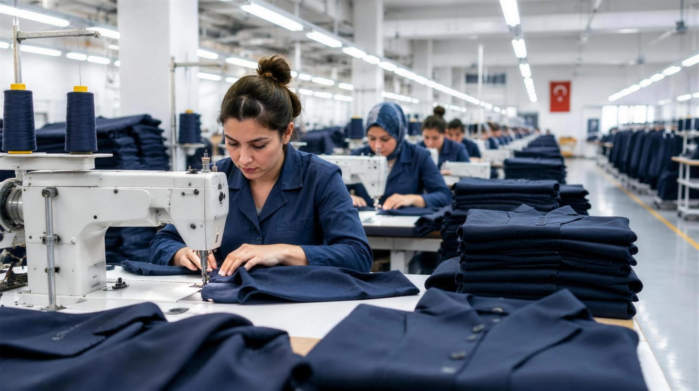 Sewing floor at the EKRA TEXTILE facility in Türkiye